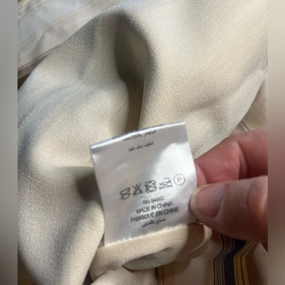 NWT Jonathan Simkhai- Marge Stripe Heavy Cotton Midi Dress. Size 4 - Picture 8 of 12